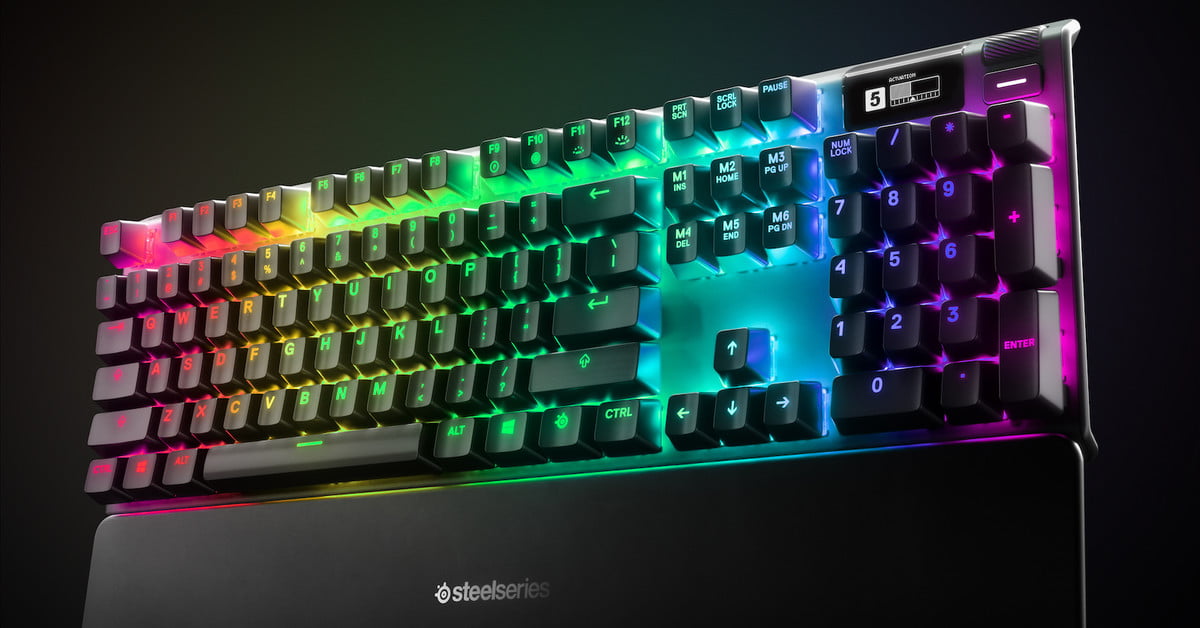 SteelSeries Declares Apex Professional Mechanical Keyboards With Adjustable Actuation