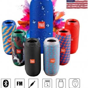 Wi-fi Bluetooth Speaker Waterproof Outside Stereo Bass USB/TF/FM Radio Audio