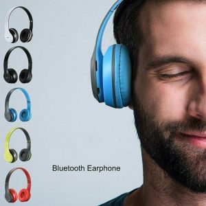 Bluetooth Wi-fi Headphones Over Ear Foldable Stereo Noise Cancelling Headset